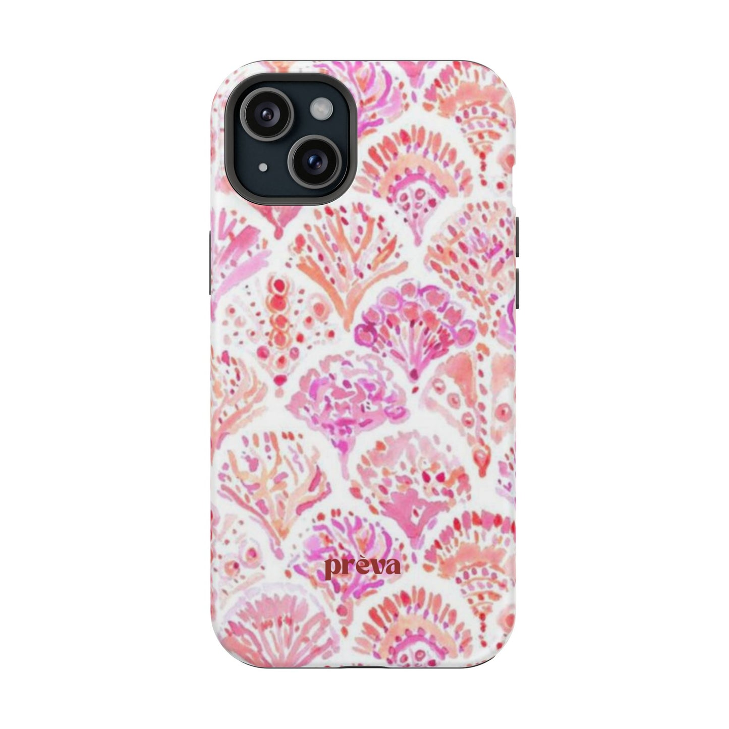 Pink Shell Watercolor Phone Case