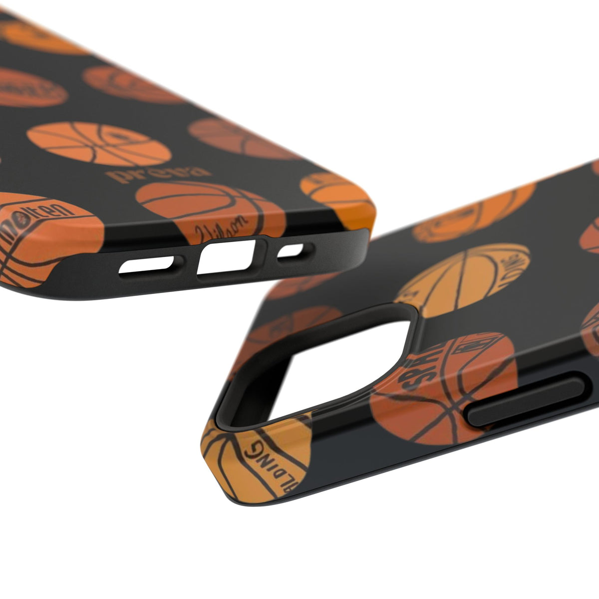Black Basketball Phone Case