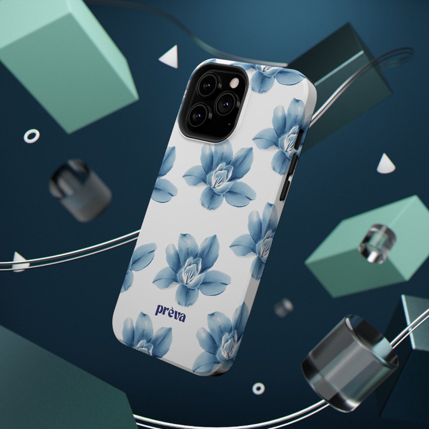 Blue Flowers Phone Case