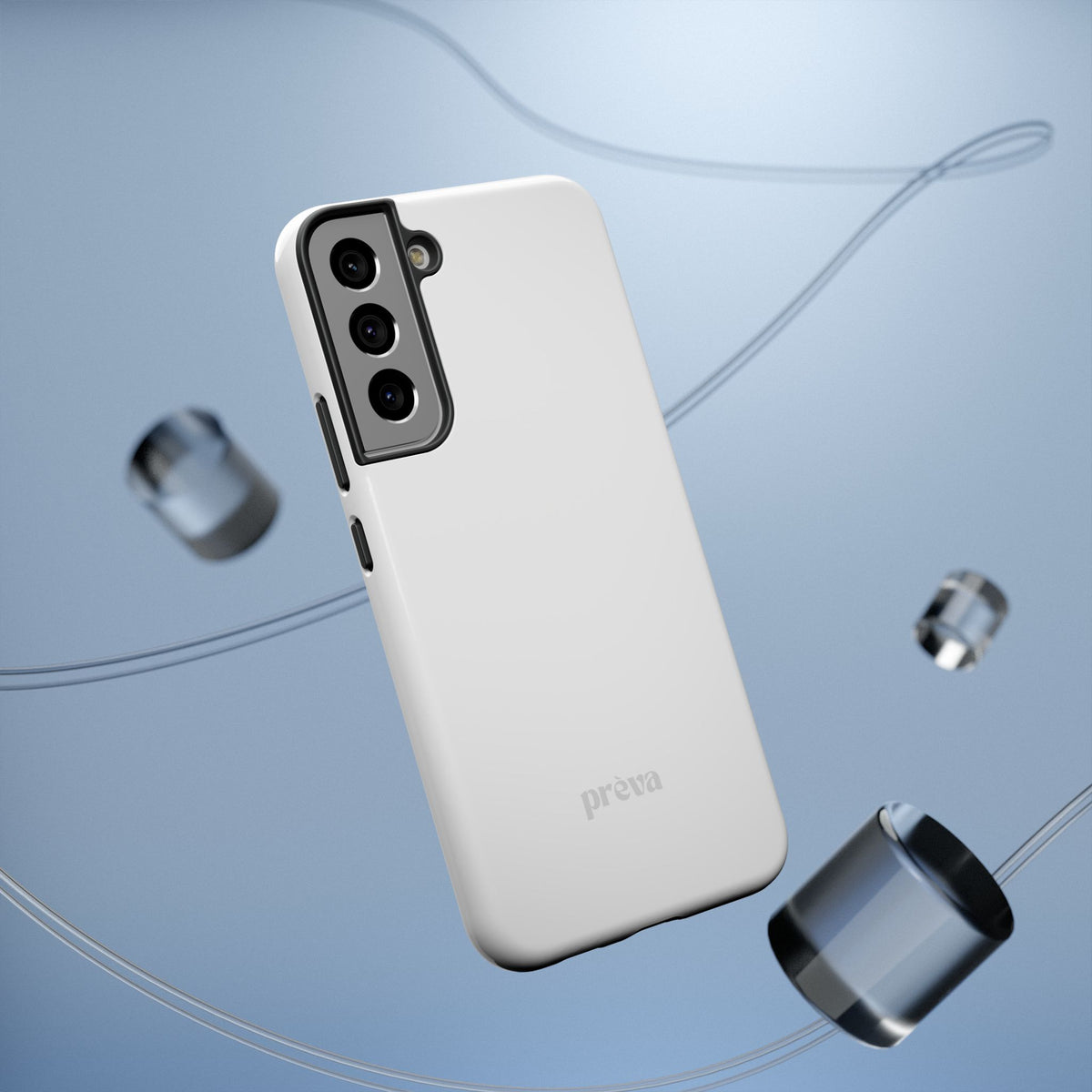 White & Grey Phone Case