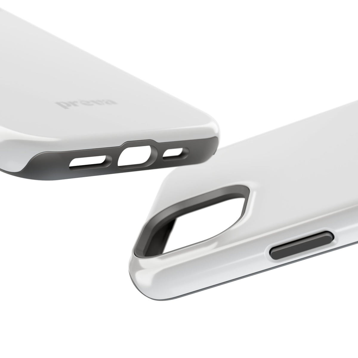 White & Grey Phone Case