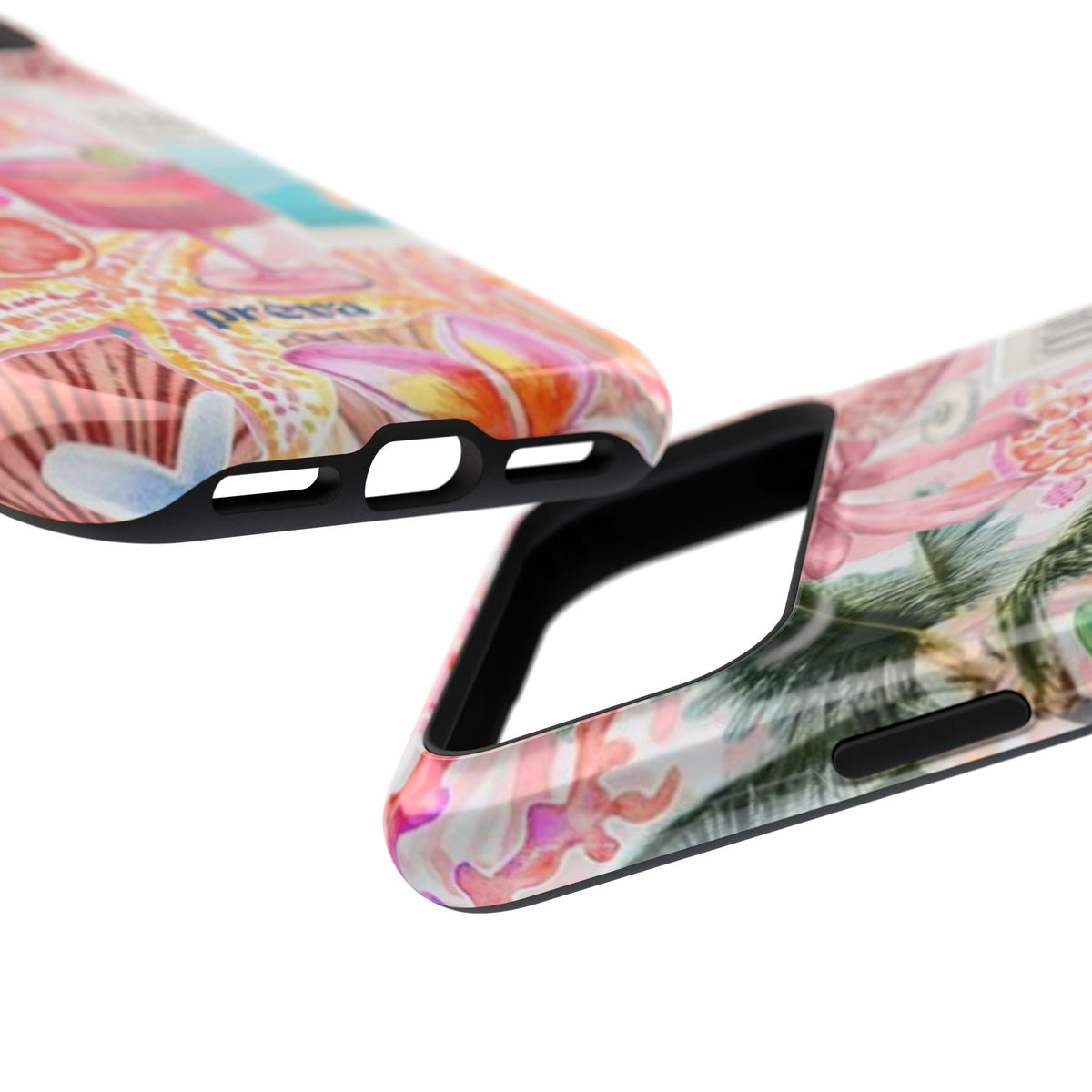 Pink Cocktail Collage Phone Case