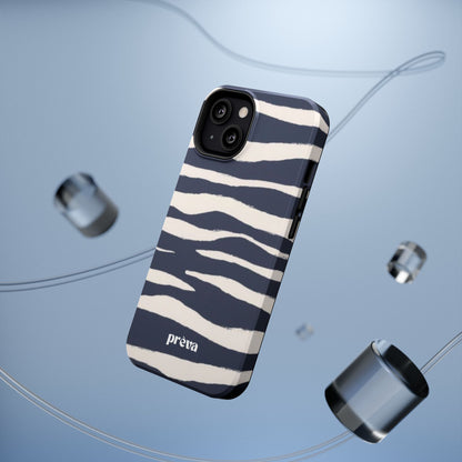 Navy & Cream Zebra Phone Case