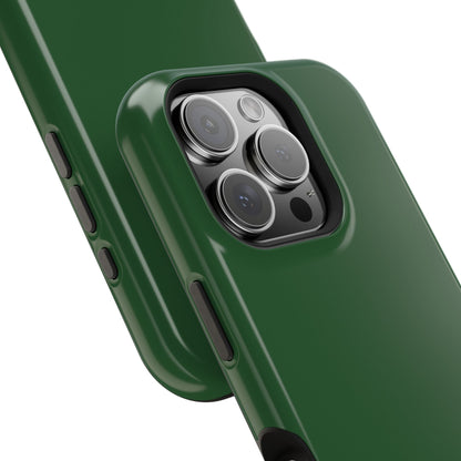 Impact-Resistant Phone Case — Forest Green Slim Armor