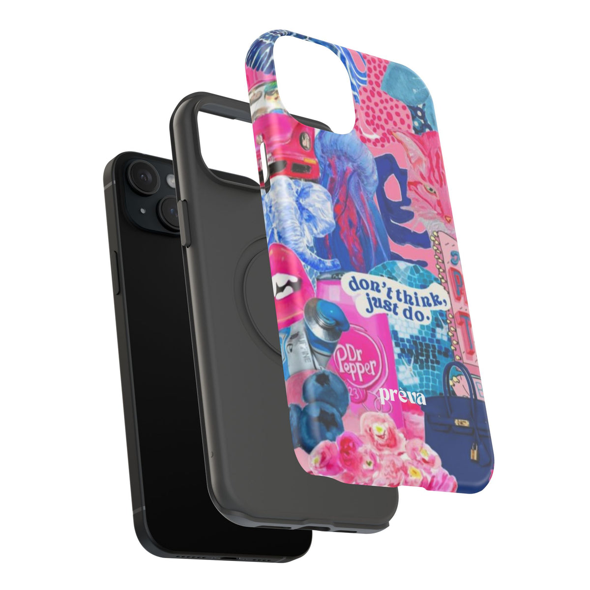 Vibrant Galaxy Collage Phone Case