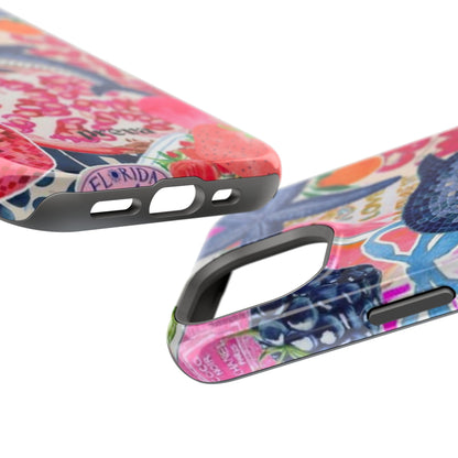 Dolphin Tropics Collage Phone Case