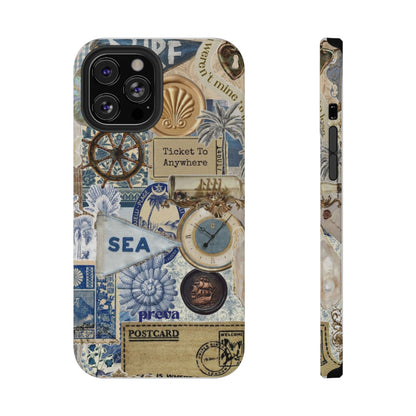 Neutral Travel Collage Phone Case