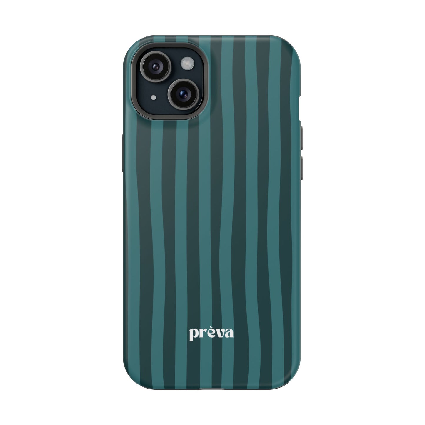 Dark Stripes Turquoise Phone Case