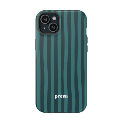 Dark Stripes Turquoise Phone Case
