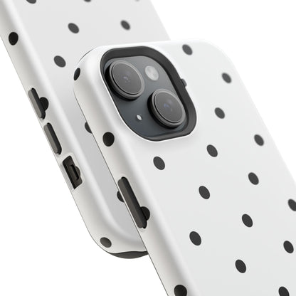 B&W polka dots Phone Case