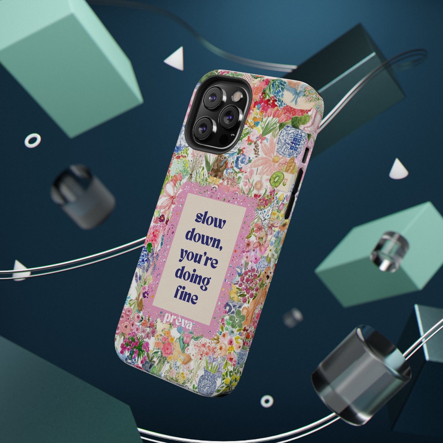 Slow Down Flowers x notsoken Phone Case
