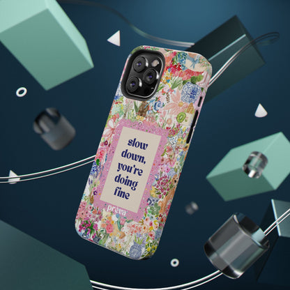 Slow Down Flowers x notsoken Phone Case