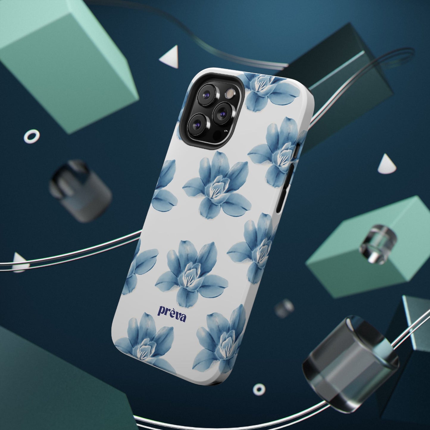 Blue Flowers Phone Case