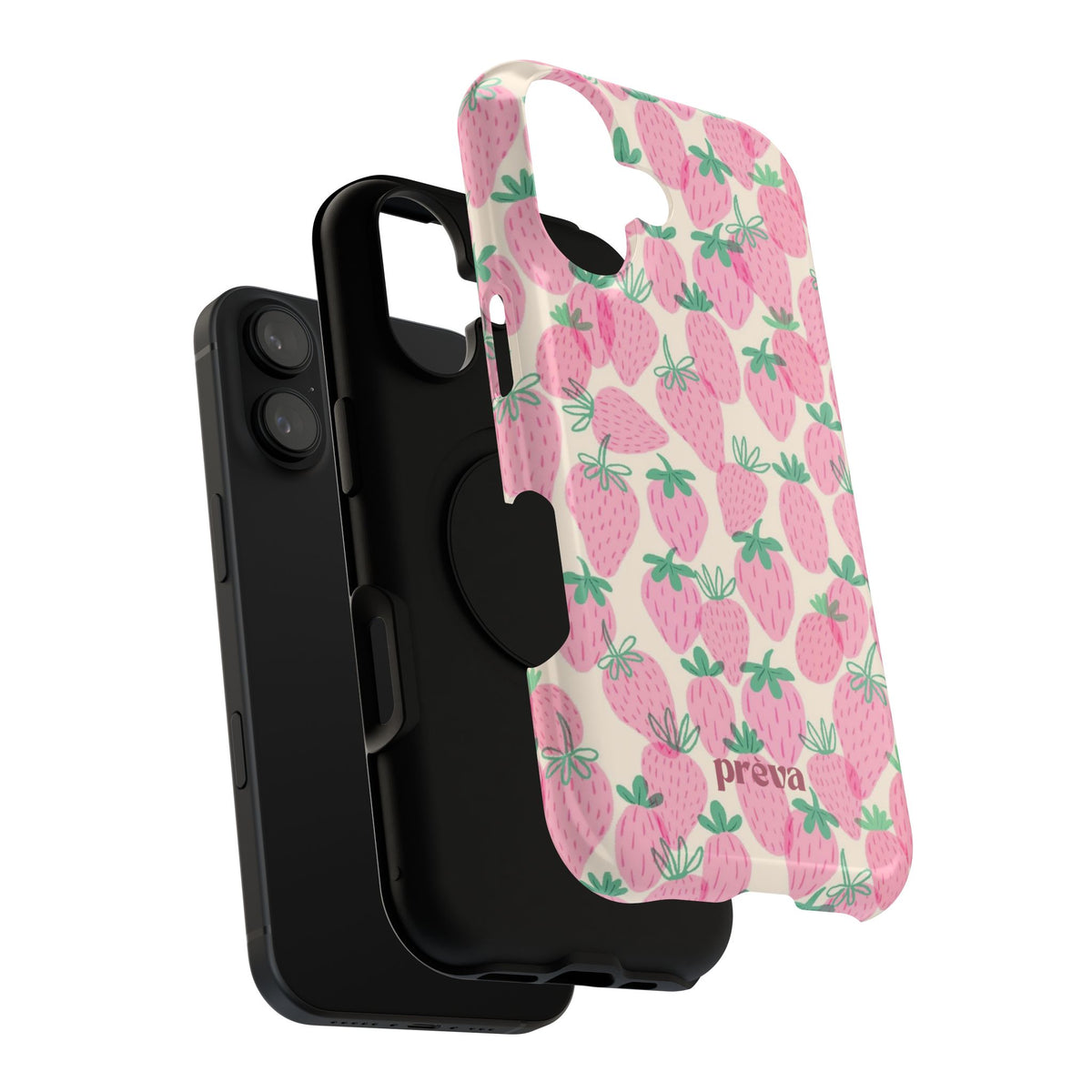 Pink Strawberry Phone Case
