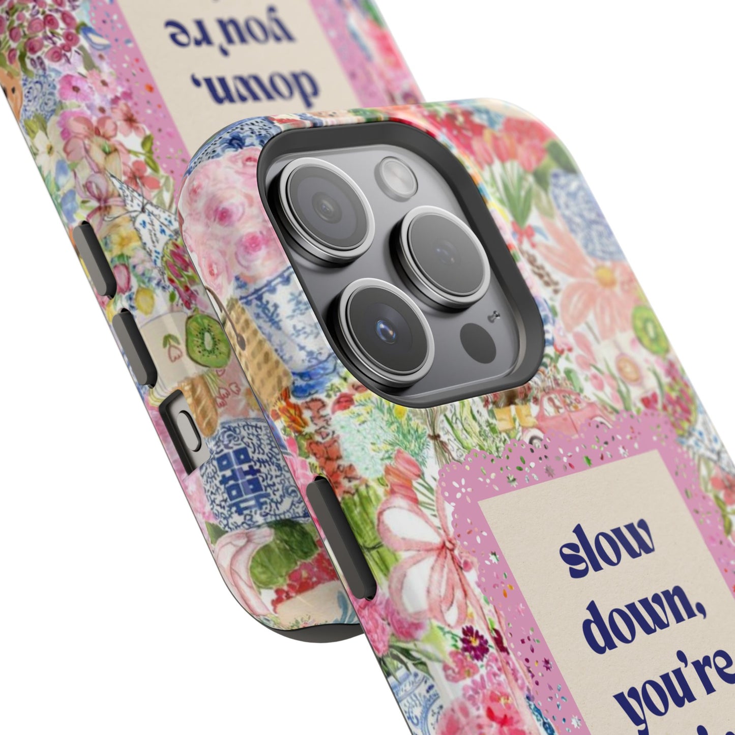 Slow Down Flowers x notsoken Phone Case