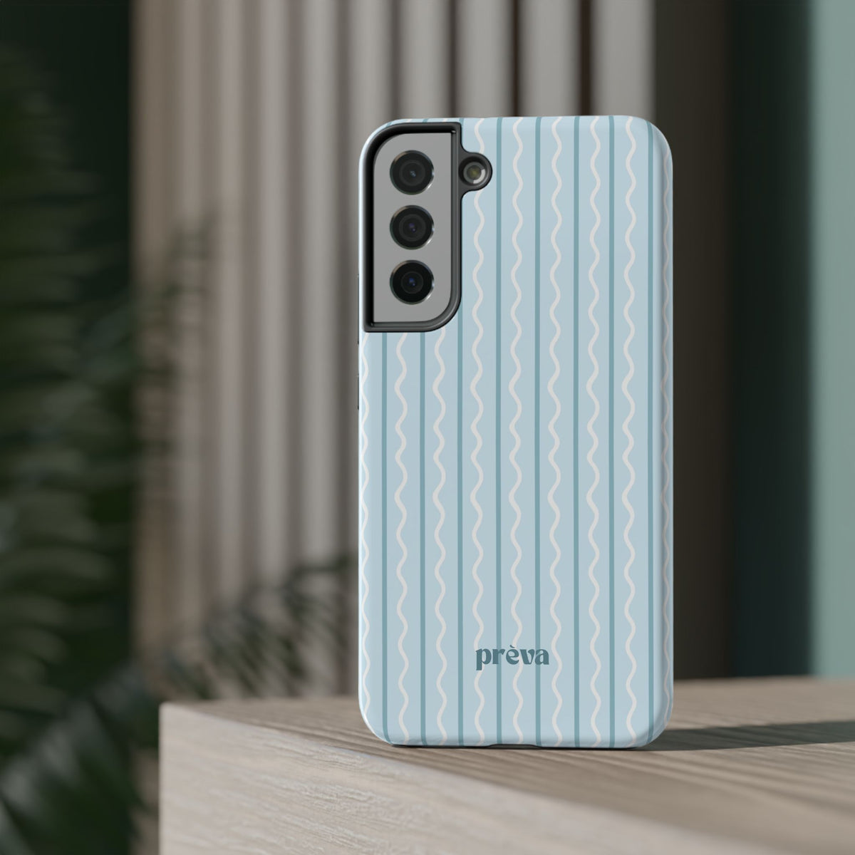 Blue Island Stripes Phone Case