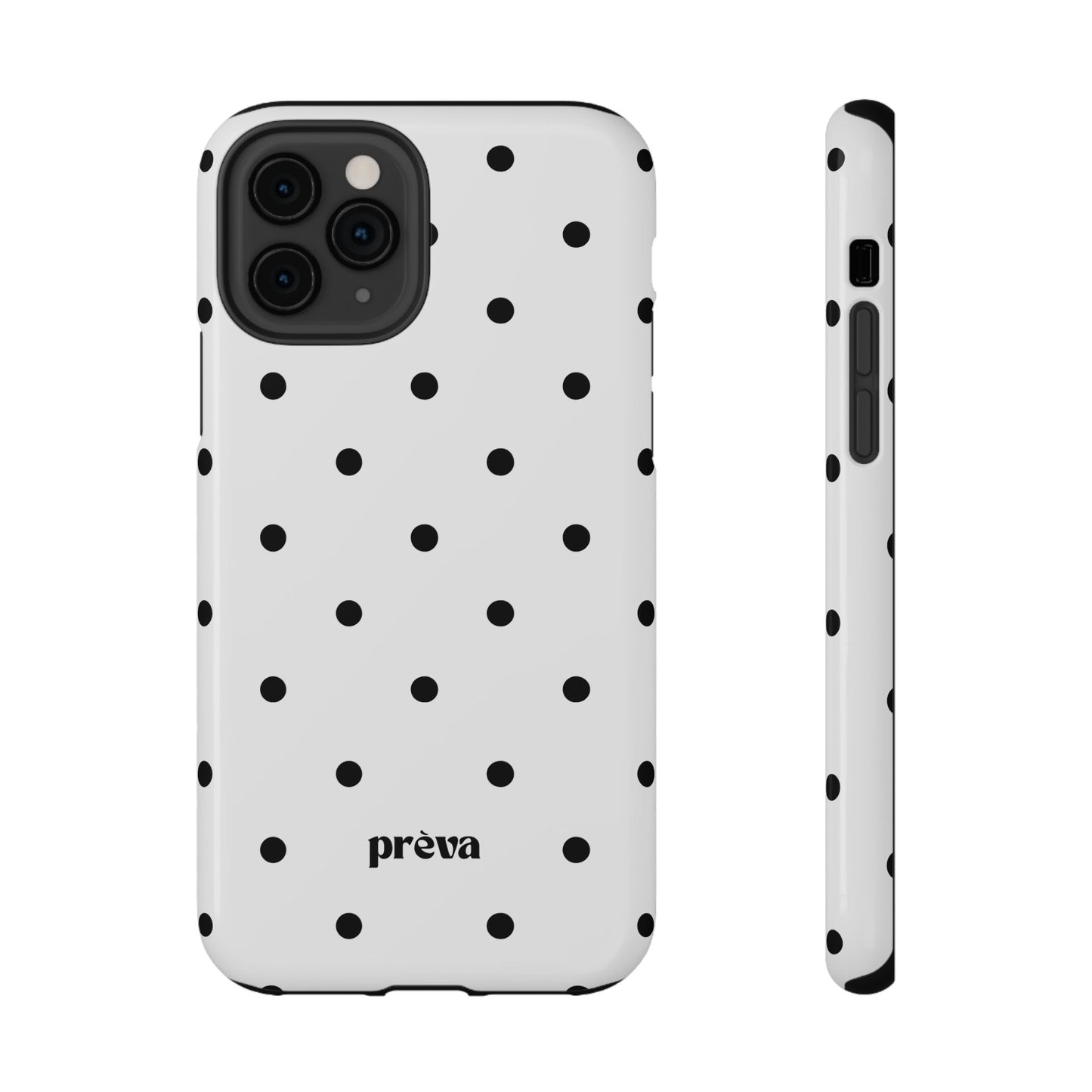 B&W polka dots Phone Case