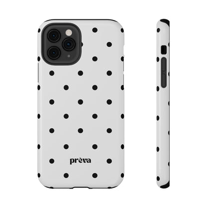 B&W polka dots Phone Case