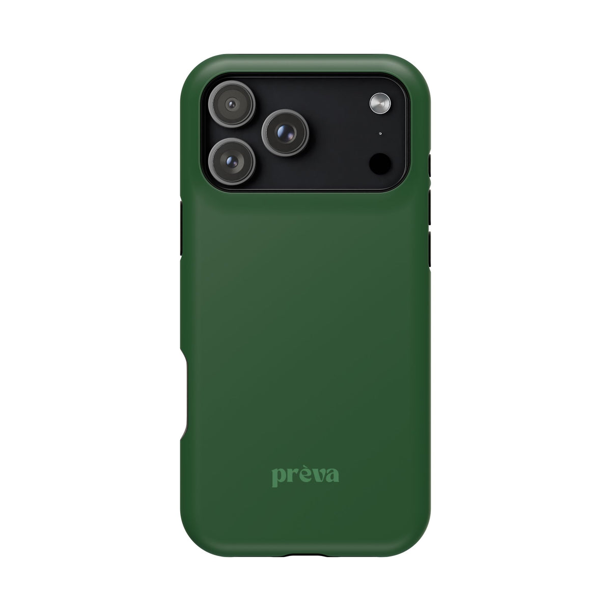 Impact-Resistant Phone Case — Forest Green Slim Armor