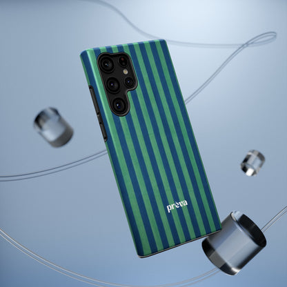 Green & Blue Stripes Phone Case