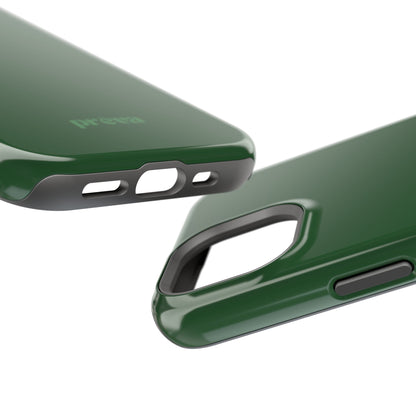 Impact-Resistant Phone Case — Forest Green Slim Armor