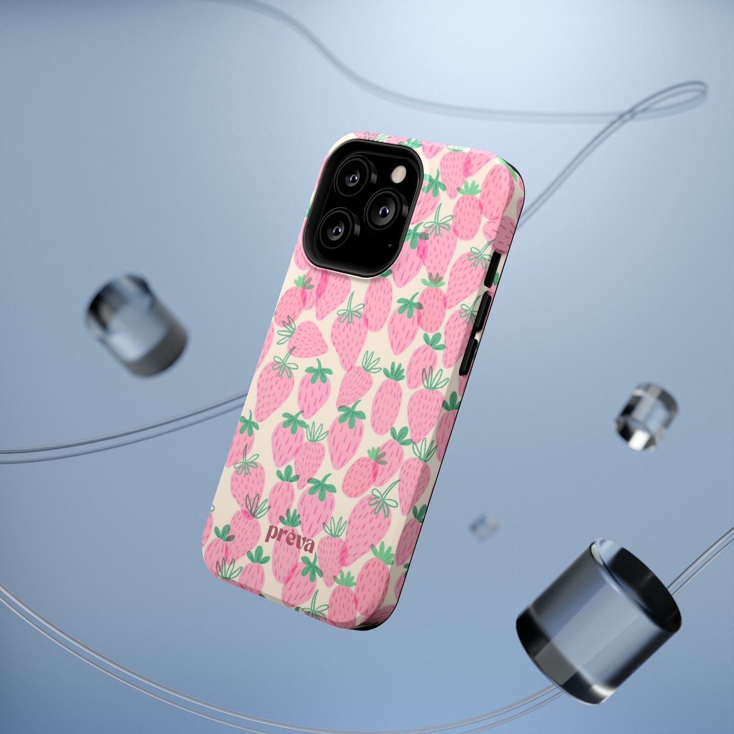 Pink Strawberry Phone Case
