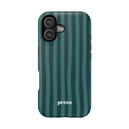 Dark Stripes Turquoise Phone Case