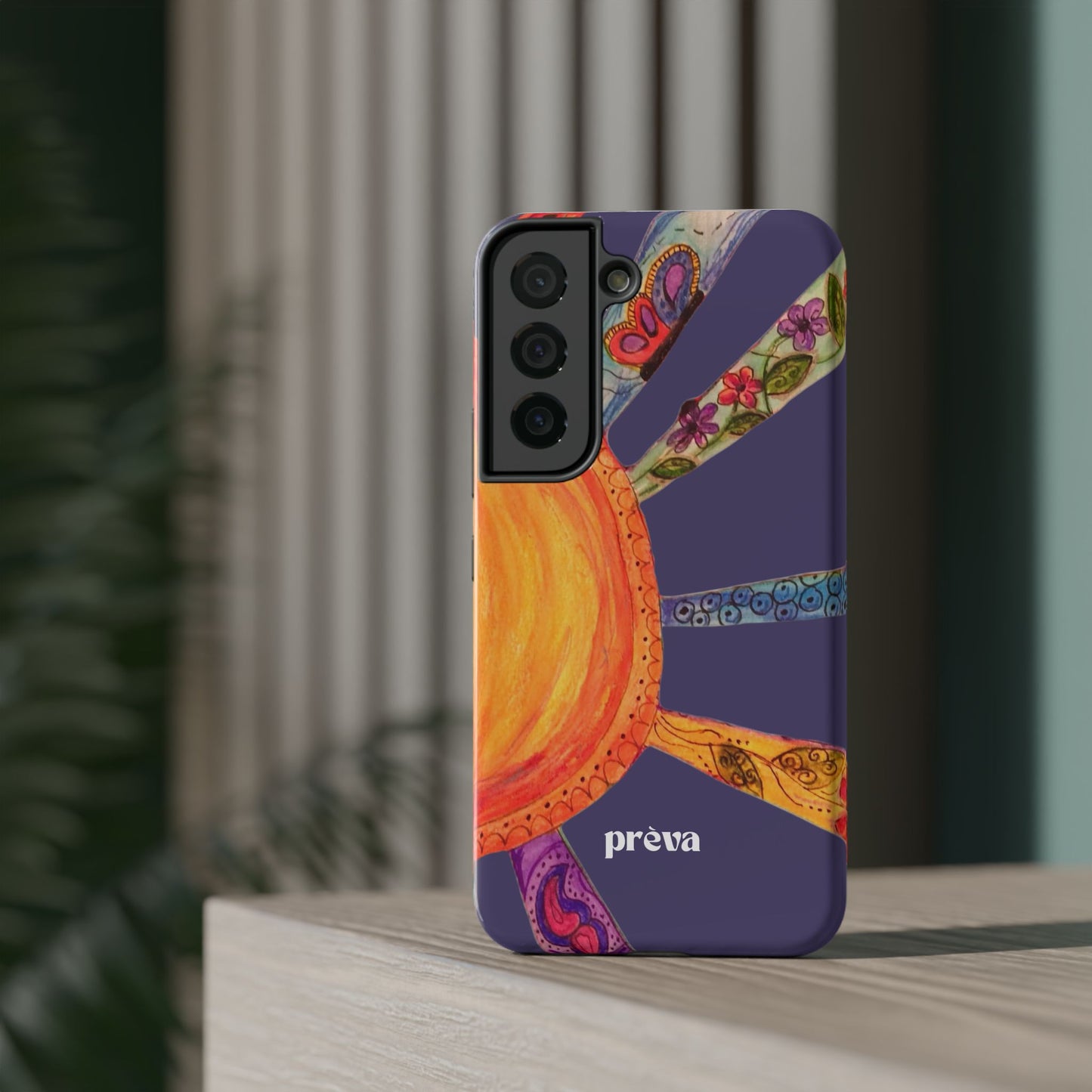 Purple Cancun Sun Phone Case