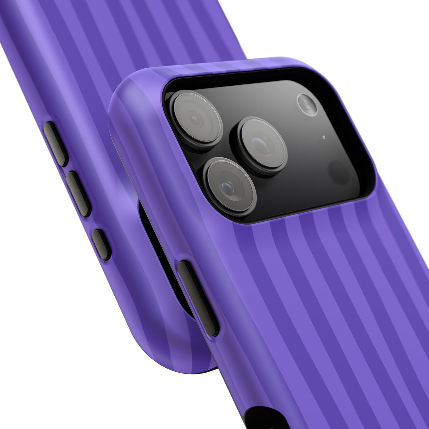 Dark Purple Stripes Phone Case