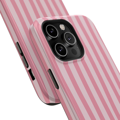 Pink Striped Phone Case