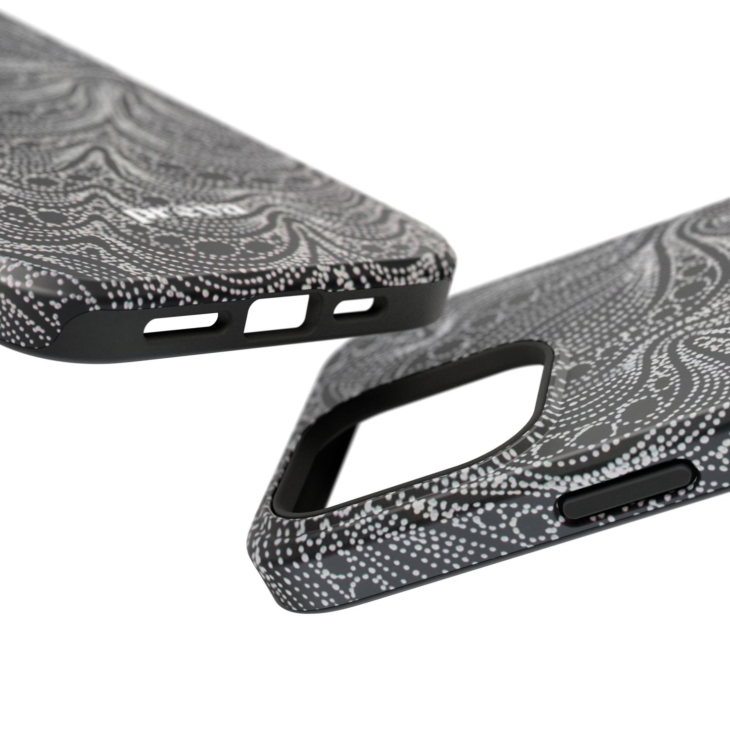 Abstract Midnight Lace Phone Case