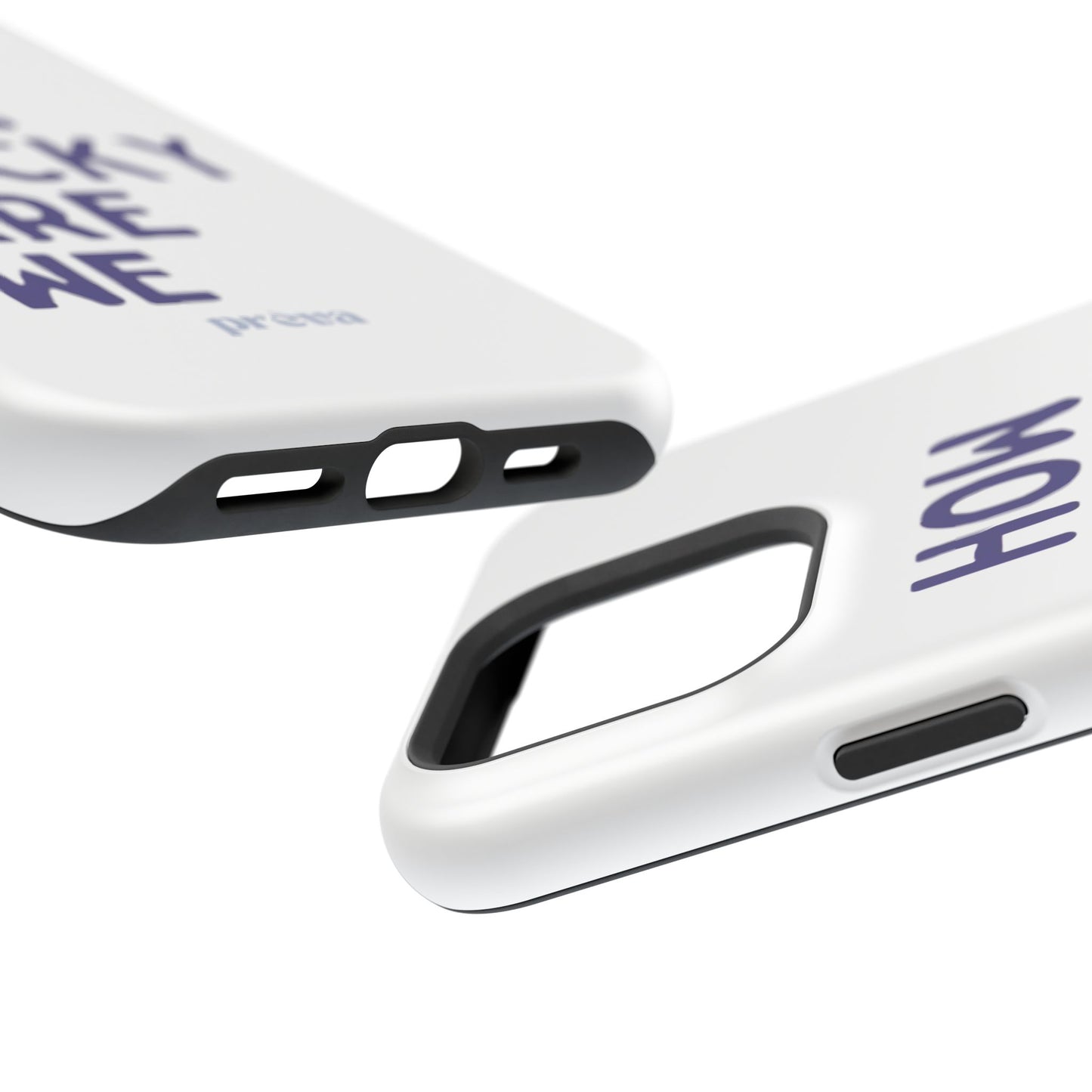 How Lucky Are We White Phone Case