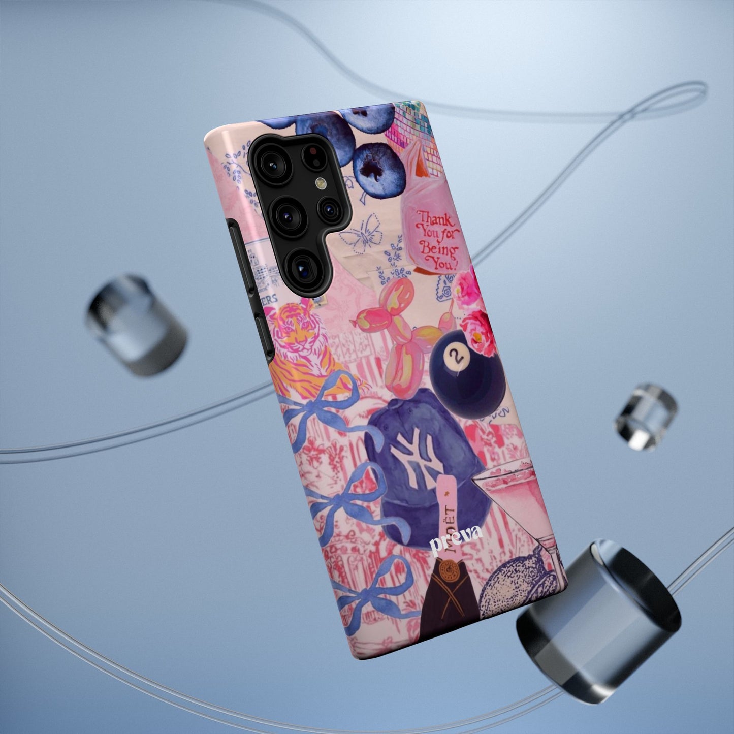 Retro 8 Ball Collage Phone Case