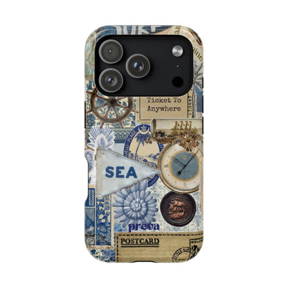 Neutral Travel Collage Phone Case