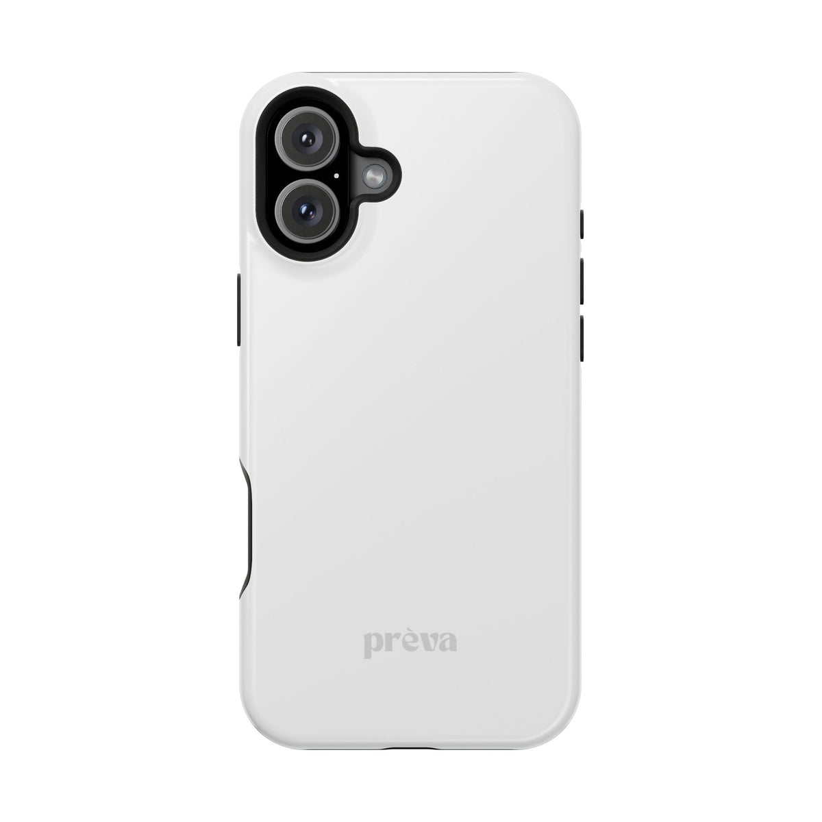 White & Grey Phone Case