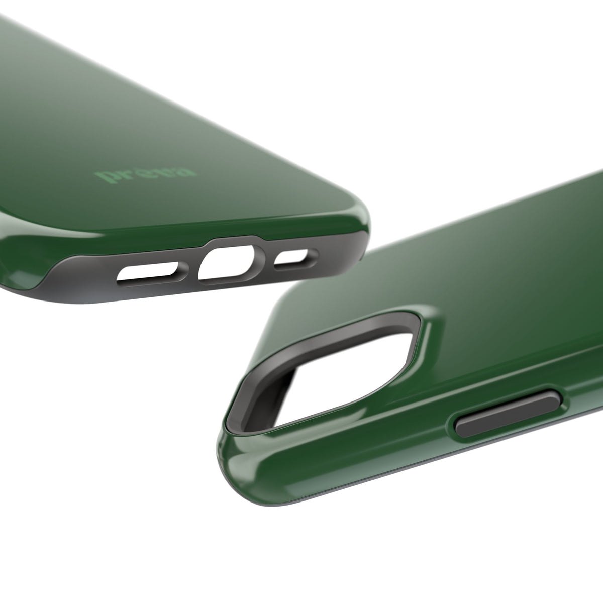 Impact-Resistant Phone Case — Forest Green Slim Armor
