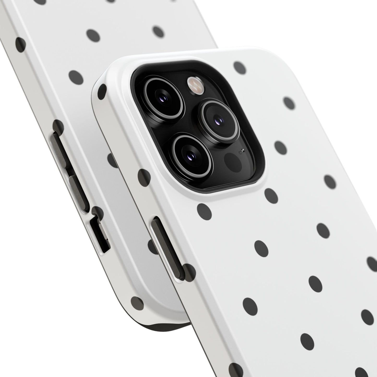 B&W polka dots Phone Case