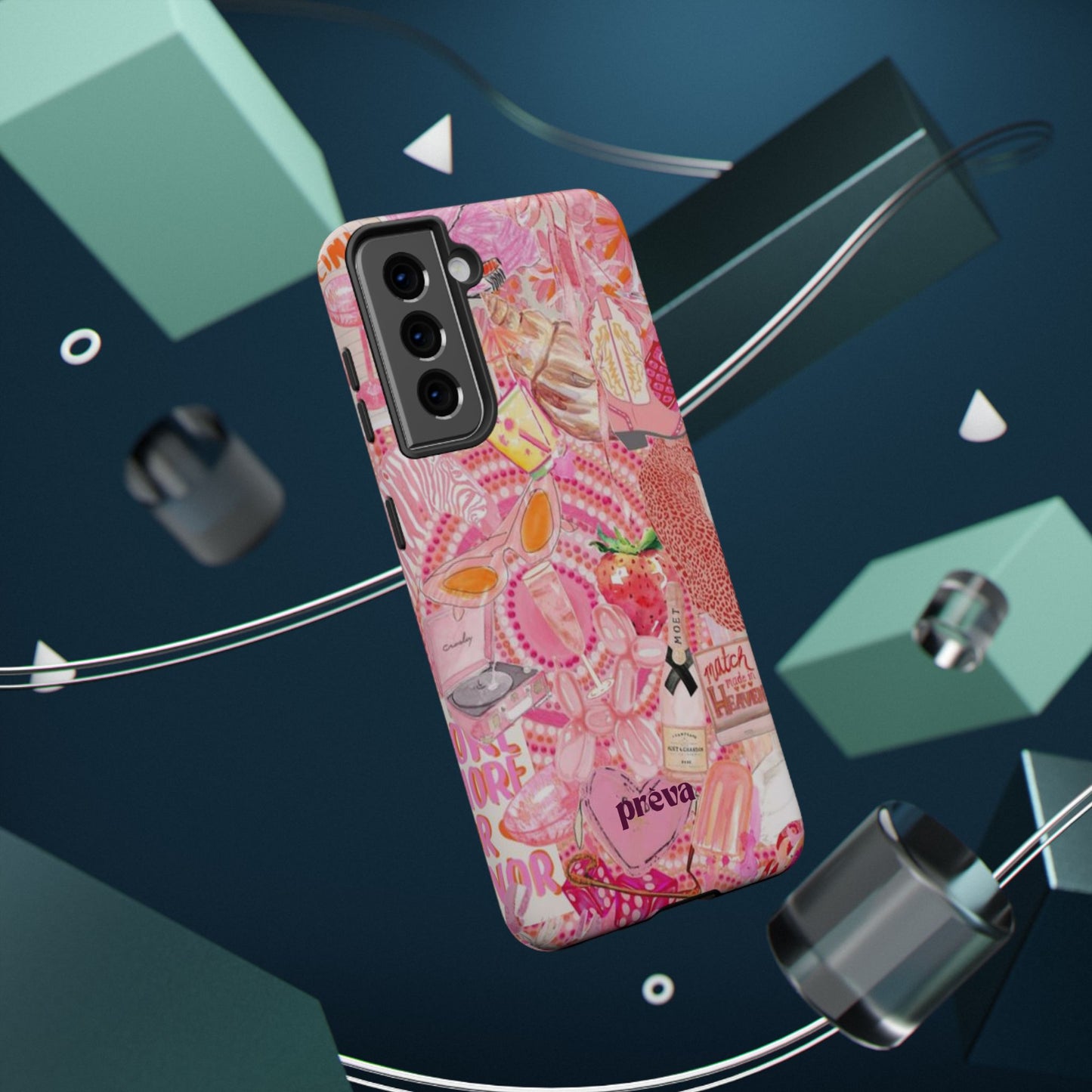 Pink Collage Phone Case