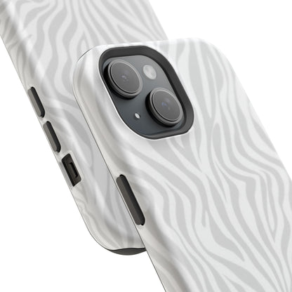 Zebra White Wave Phone Case