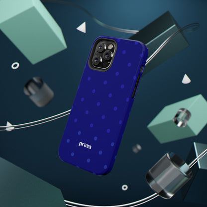 Dark Blue Polka Dots Phone Case