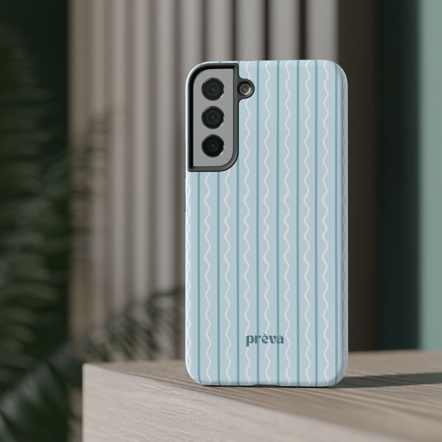 Blue Island Stripes Phone Case