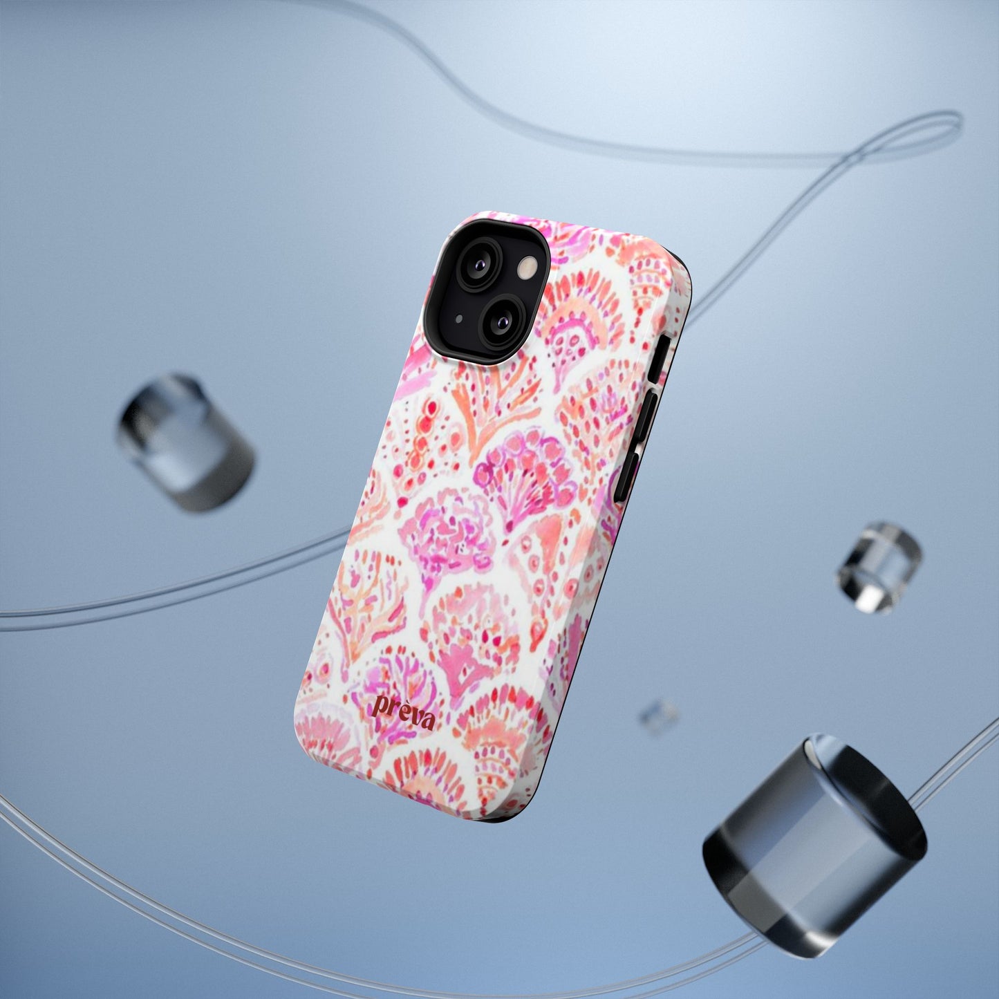 Pink Shell Watercolor Phone Case