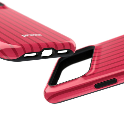 Pinky Red Stripes Phone Case