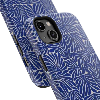 Blue Abstract Greek Phone Case