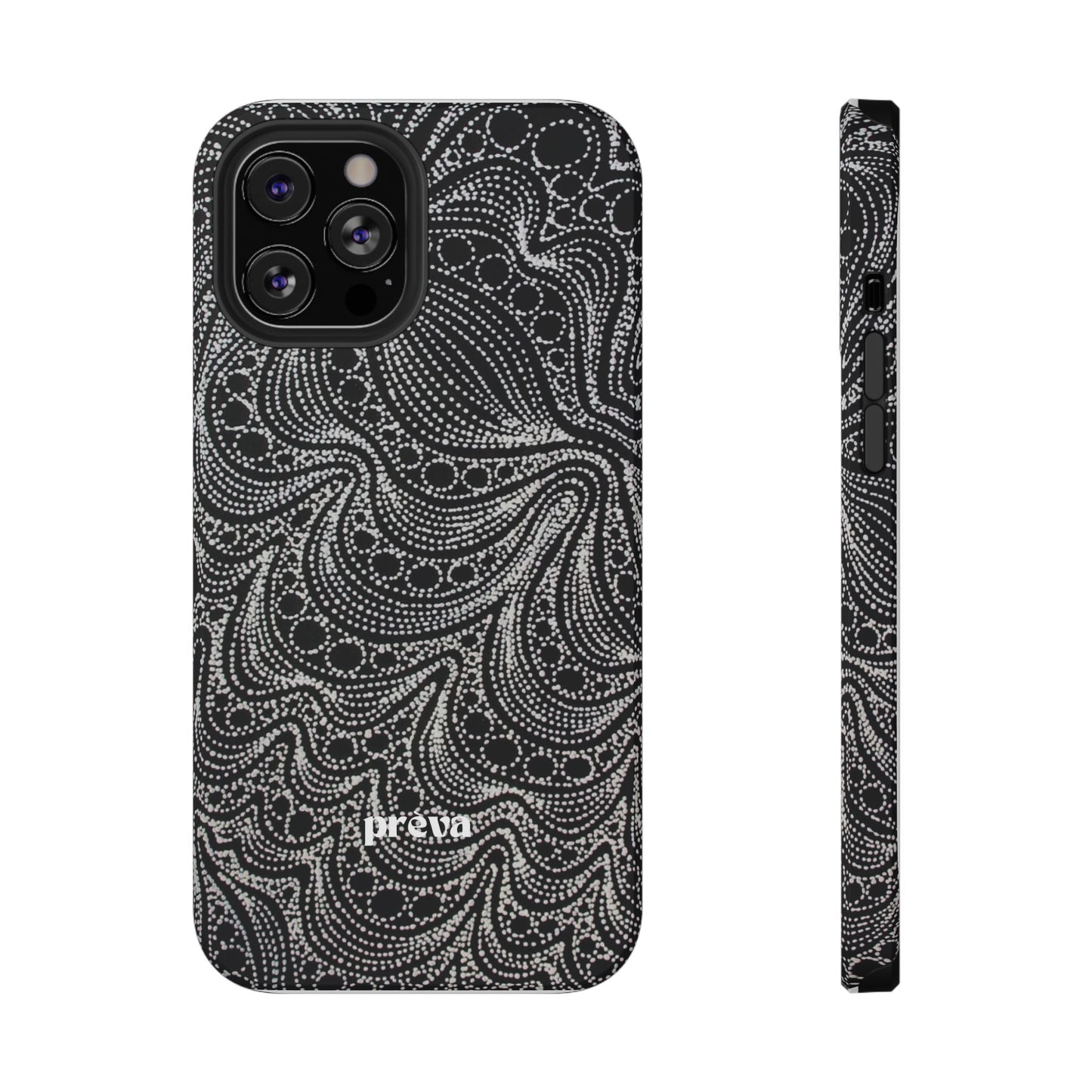 Abstract Midnight Lace Phone Case