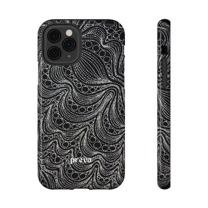 Abstract Midnight Lace Phone Case