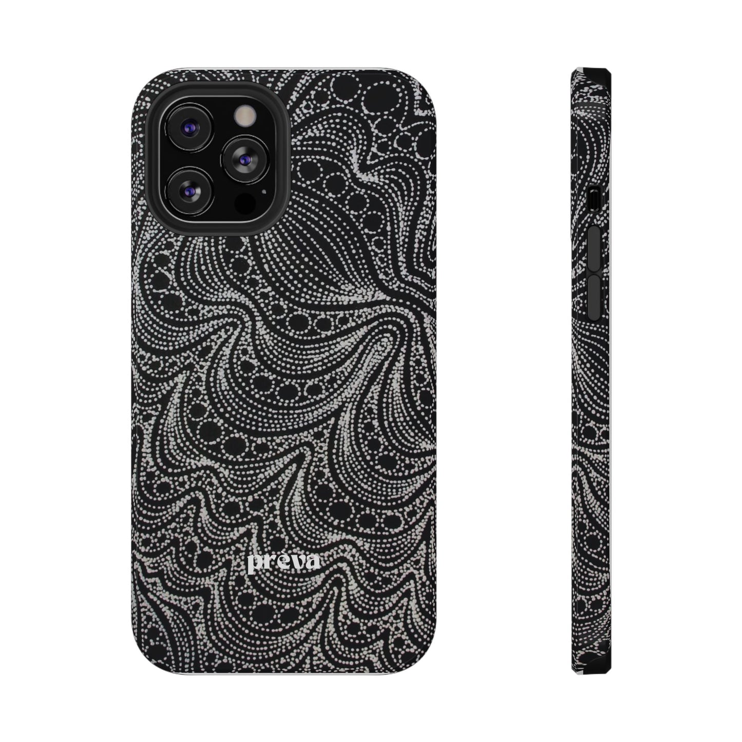Abstract Midnight Lace Phone Case