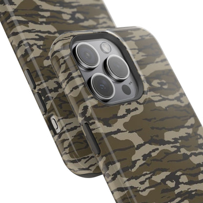 Camo Impact-Resistant Phone Case — Military Green Rugged Protection