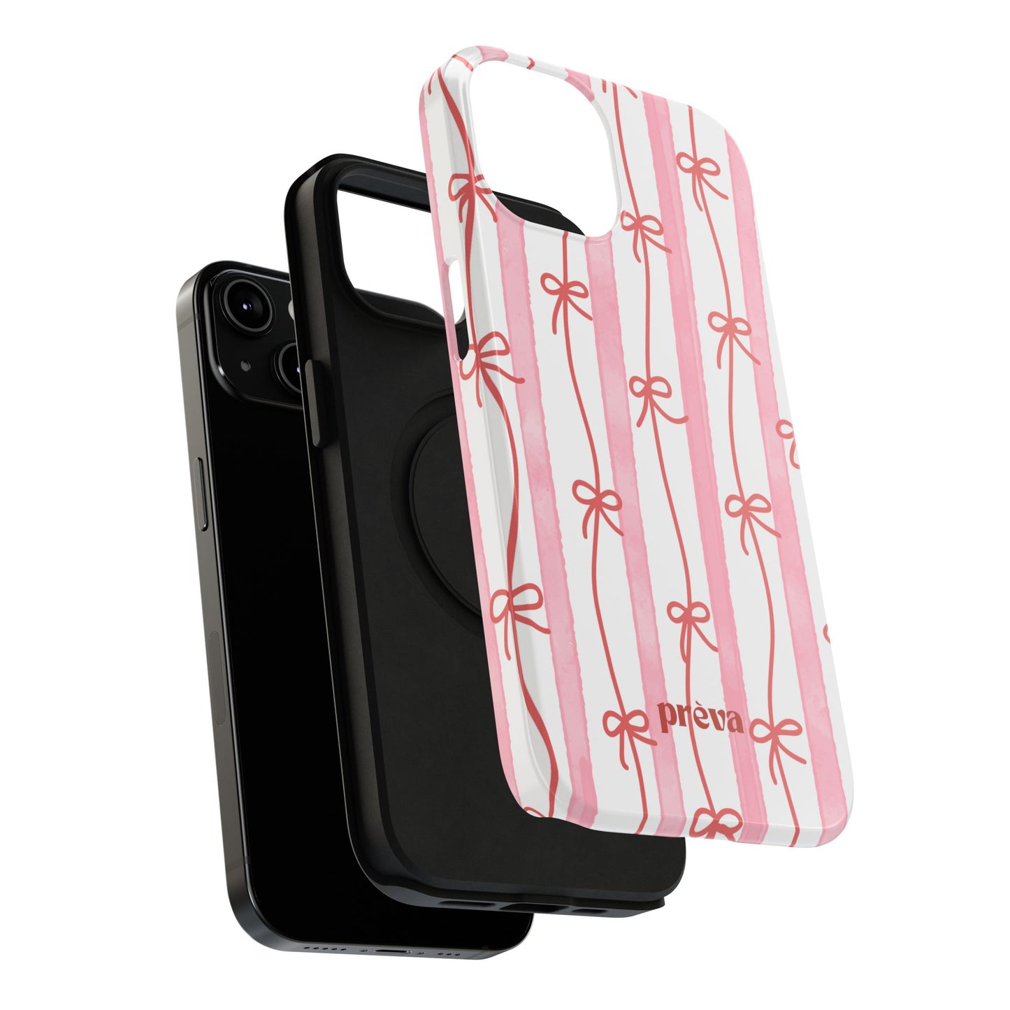 Pink Bow Chain Phone Case