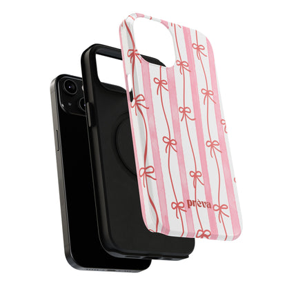 Pink Bow Chain Phone Case